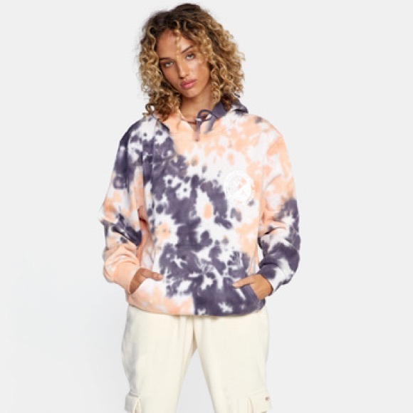 🔆RVCA🔆 VA WORLD WIDE HOODIE SWEATSHIRT - Picture 3 of 13